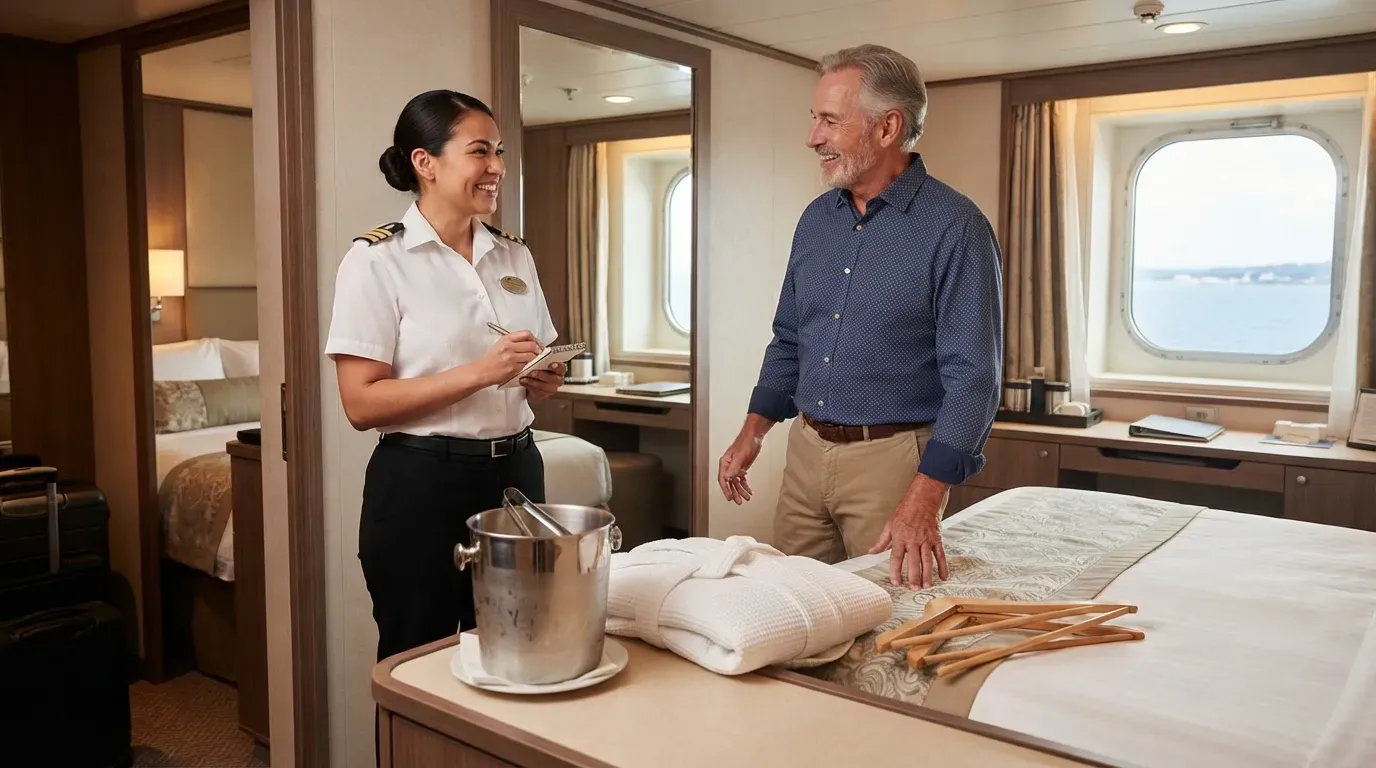2. Requesting the Same Small Favors From Their Cabin Steward Every Trip (Image Credits: Gemini)