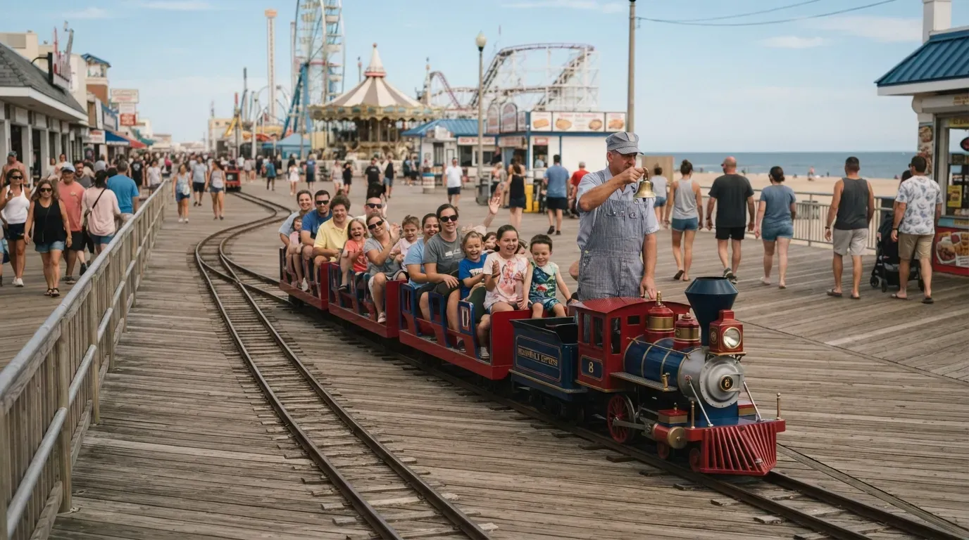 #8 - Miniature Train Rides Running the Length of the Boards (Image Credits: Gemini)
