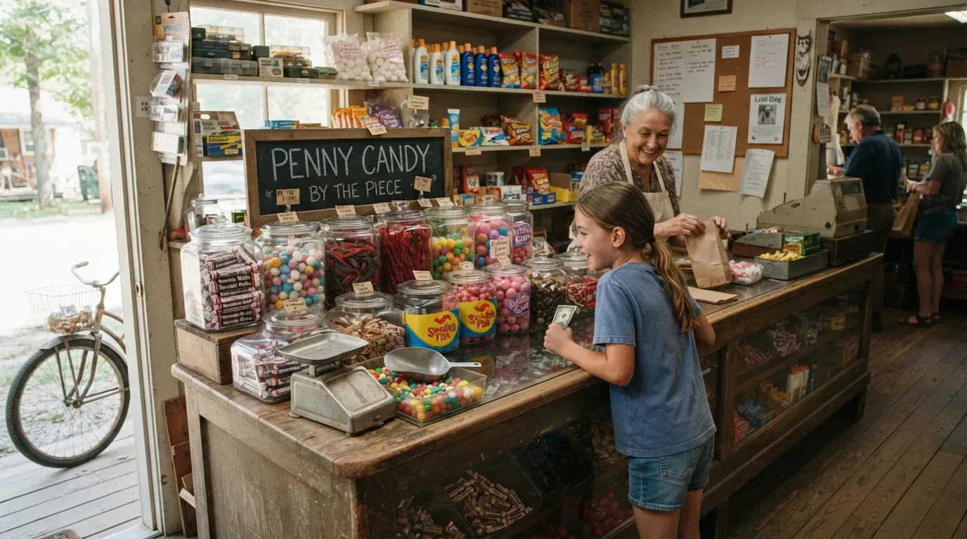 #13 - The General Store's Penny Candy Counter (Image Credits: Gemini)