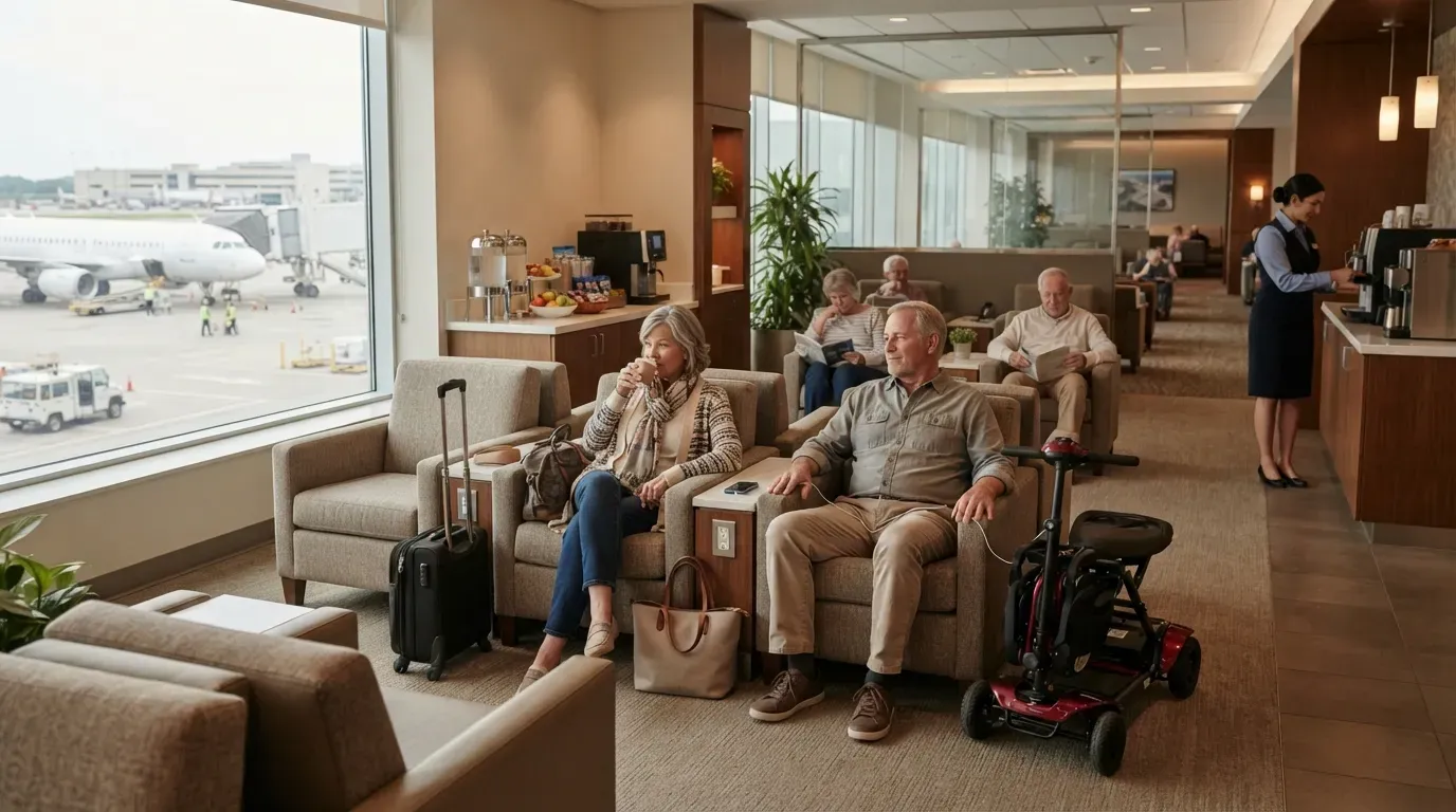 3. Quiet Lounges Exist Just for Waiting, Charging, and Breathing (Image Credits: Gemini)