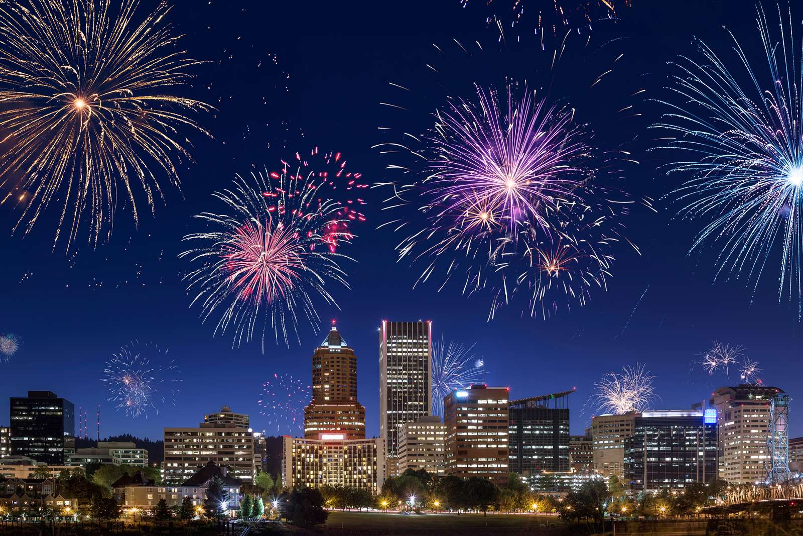 Portland, Oregon - Pacific Northwest Cool Meets NYE Energy (Image Credits: Shutterstock)
