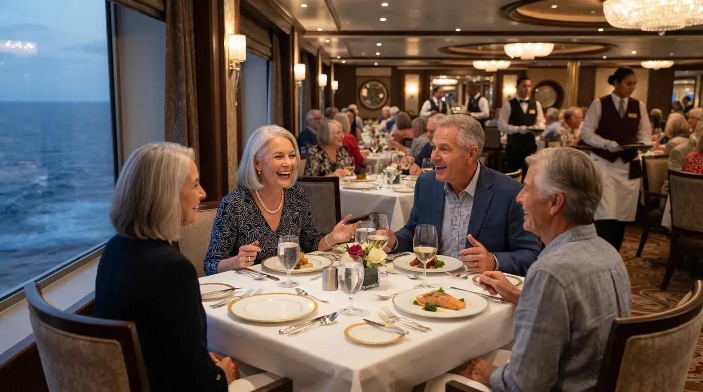3. Switching Dinner Tables Halfway Through the Cruise (Image Credits: Gemini)