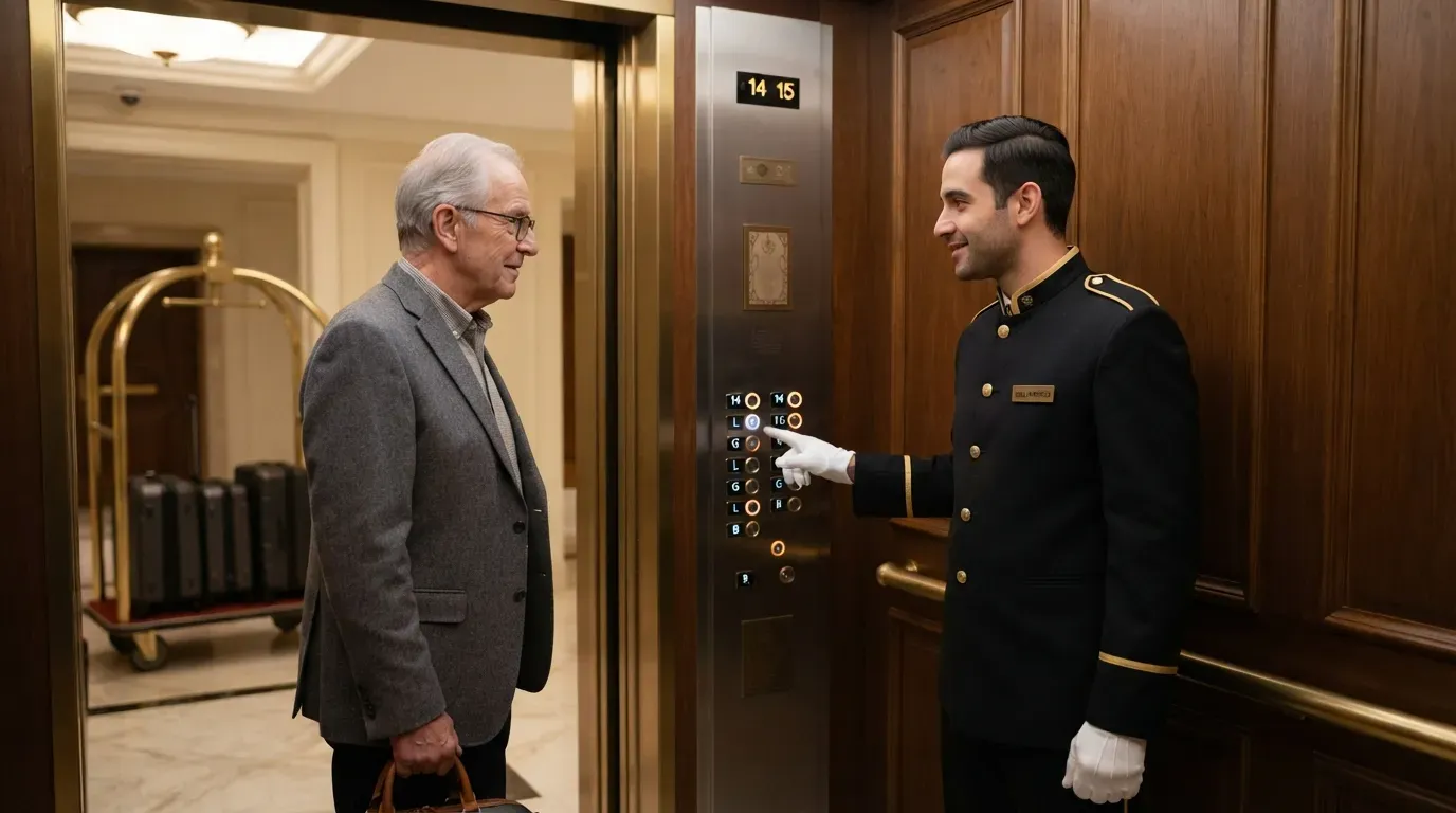 #11 - They Ask Permission Before Touching the Elevator Panel (Image Credits: Gemini)