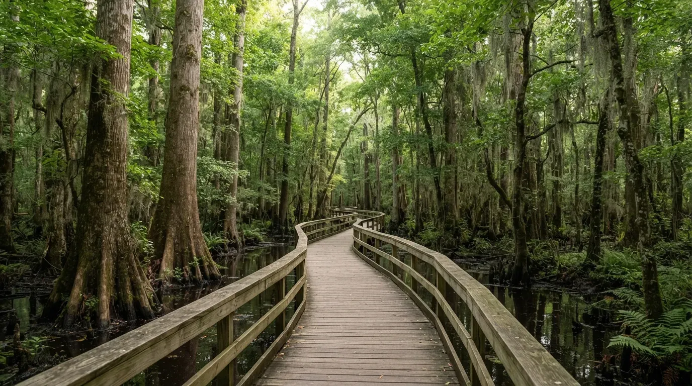 #11 - South Carolina's Swamp Forest Boardwalk Most People Have Never Heard Of (Image Credits: Gemini)