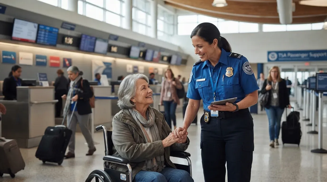 6. TSA officers sometimes walk the terminal just to find you (Image Credits: Gemini)