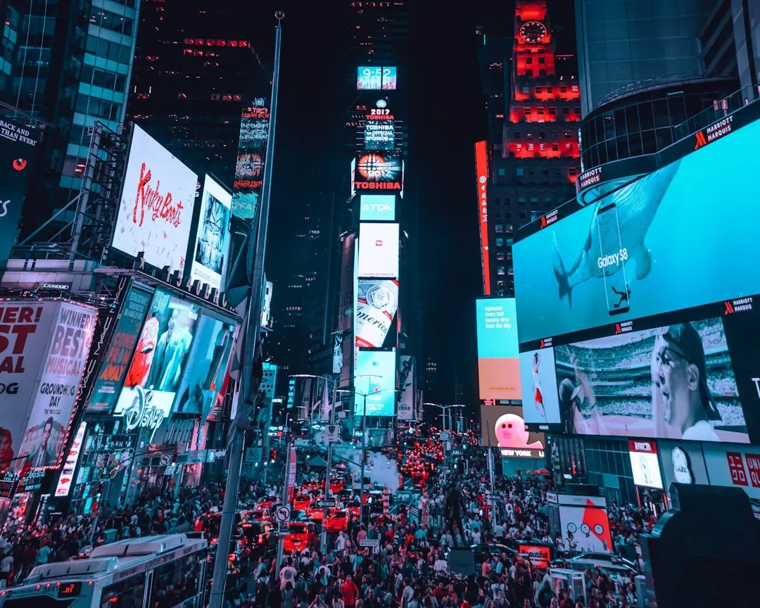 1. Times Square, New York City - All Lights, No Magic (Image Credits: Unsplash)