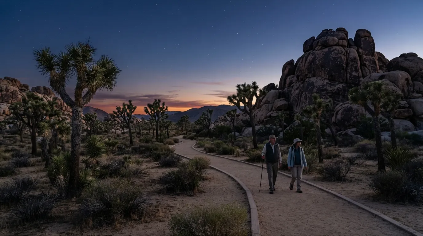 #1 - Joshua Tree's Rock Loop and Night Sky That Locals Guard Closely (Image Credits: Gemini)