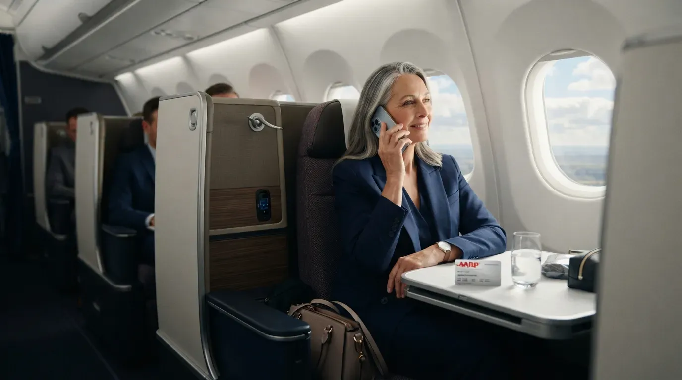 #12 - The AARP Trick That Slices $200 Off Business Class (Image Credits: Gemini)