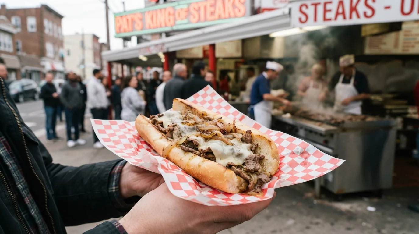 #1 - Philly Cheesesteak: The Sandwich Invented Out of Pure Boredom (Image Credits: Gemini)