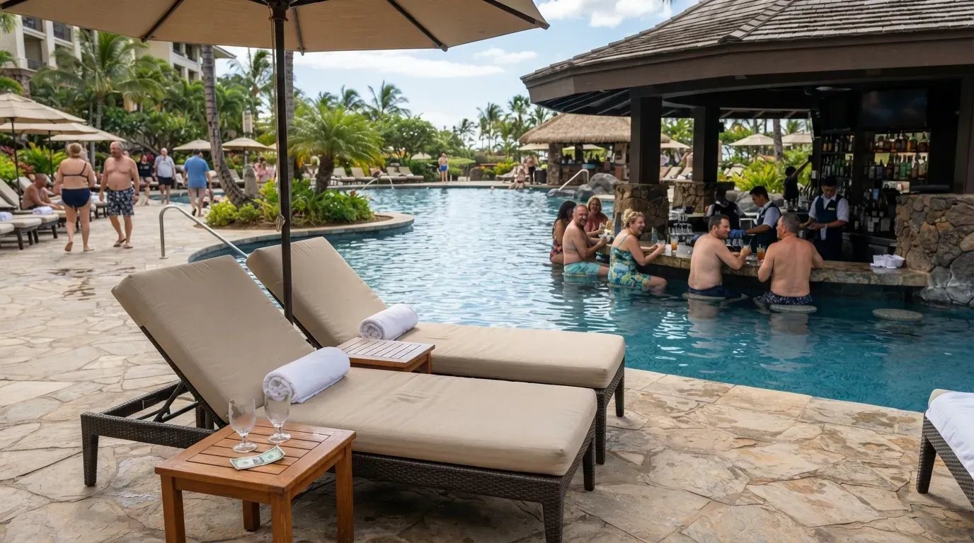 #11 - Double Loungers Near the Swim-Up Bar (Image Credits: Gemini)