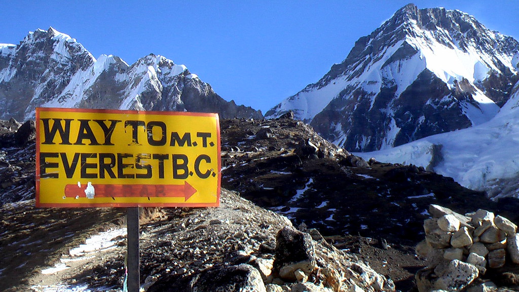 Trek to Everest Base Camp in Nepal (Image Credits: Flickr)