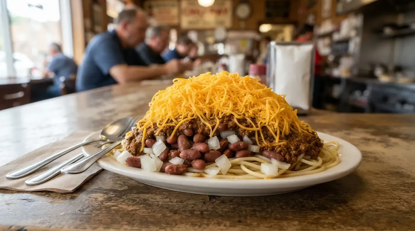 #9 - Cincinnati Chili: The Chili That Refuses to Act Like Chili (Image Credits: Gemini)