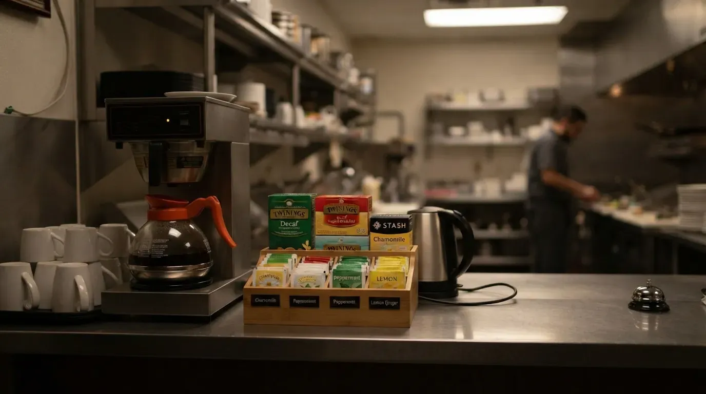 #6 - Decaf and Herbal Options Get Quietly Stocked (Image Credits: Gemini)