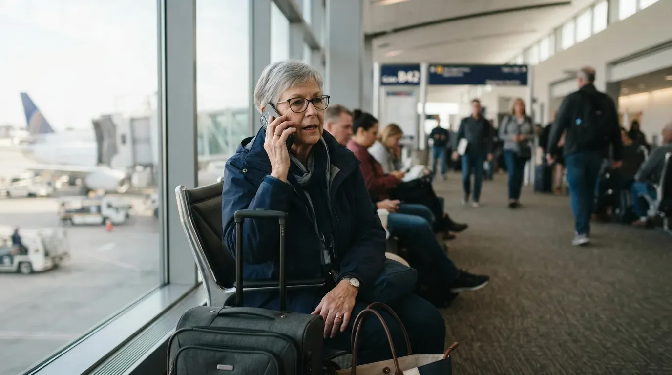 #7 - They Call the Airline Instead of Trusting the App Alone (Image Credits: Gemini)