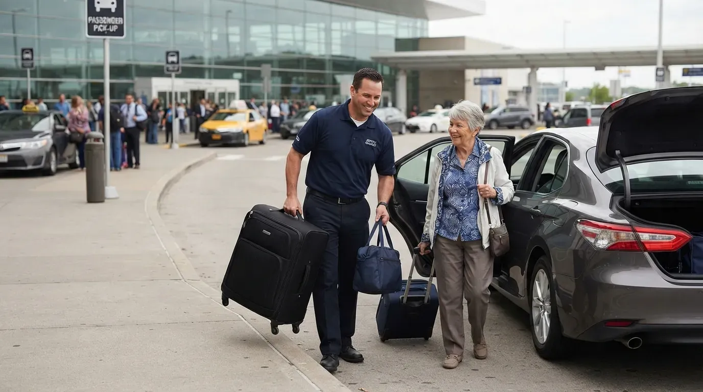 #7 - They'll Carry Your Bag to the Curb, Not Just Point at the Belt (Image Credits: Gemini)