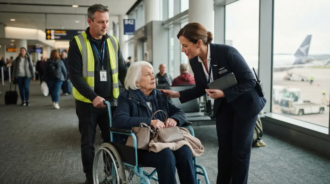 #2 - They Quietly Remind You to Tip the Wheelchair Attendant (Image Credits: Gemini)