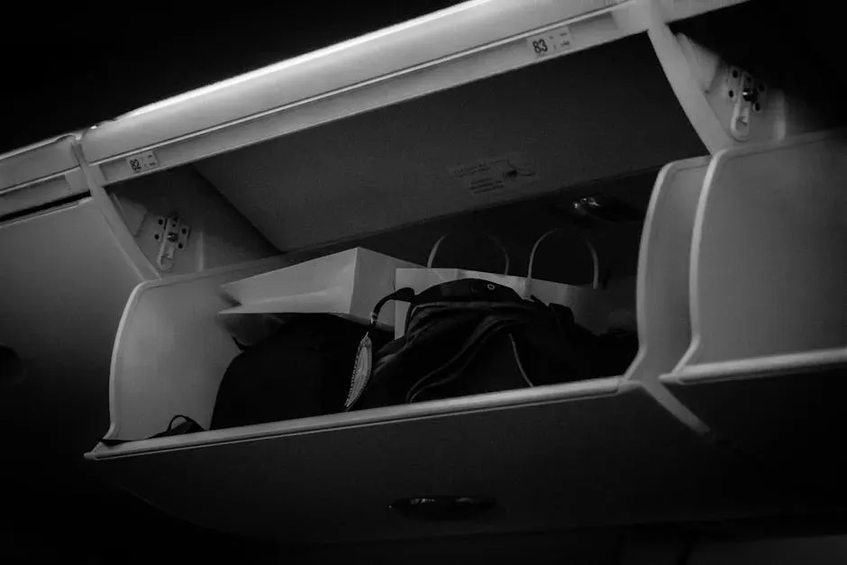 3. Leaving Overhead Bins Open or Pulling Items Out Mid-Flight (Image Credits: Pexels)