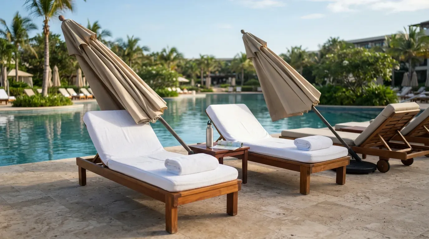 #10 - Loungers With the Umbrella Already Tilted (Image Credits: Gemini)