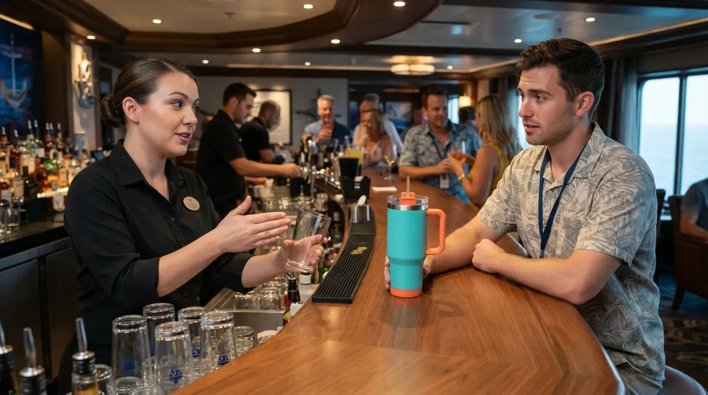 #4 - Asking the Bartender to Fill Your Personal Tumbler (Image Credits: Gemini)