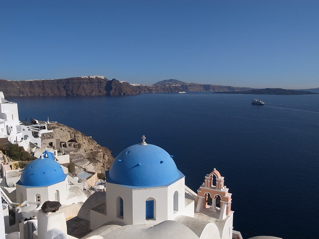 Santorini, Greece: Tourist Tax and Daily Caps (Image Credits: Flickr)