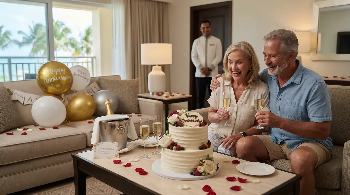 #3 - A Cake and Decorations Appear for Your Anniversary, No One Asked (Image Credits: Gemini)