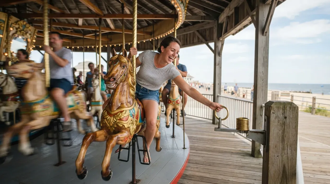 #6 - Carousels With Real Brass Ring Grabs (Image Credits: Gemini)