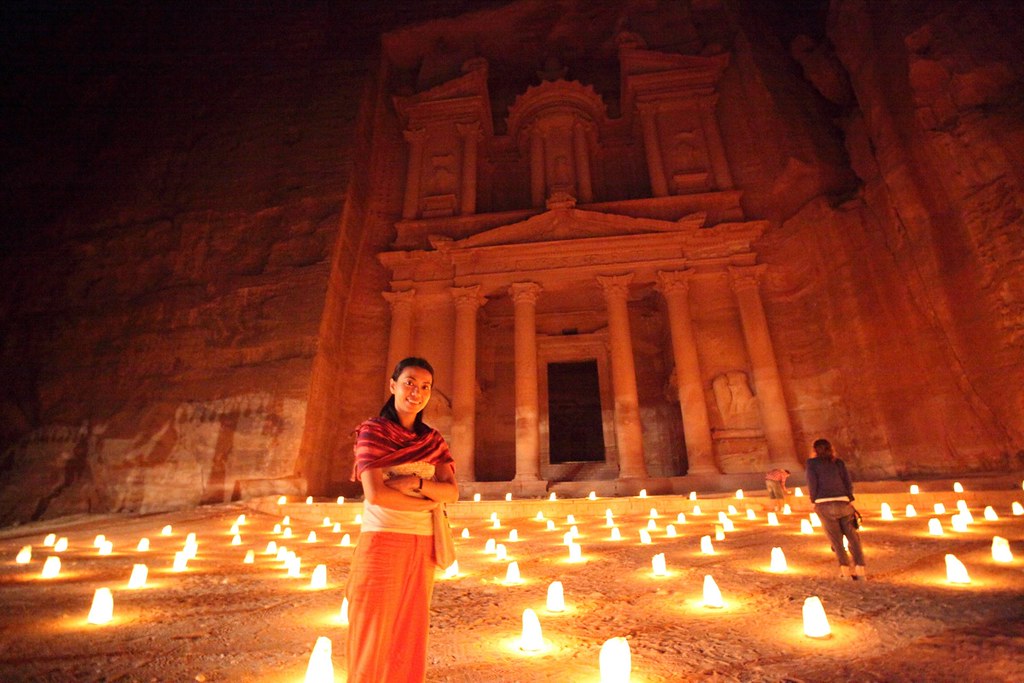 Experience Petra by Night in Jordan (Image Credits: Flickr)