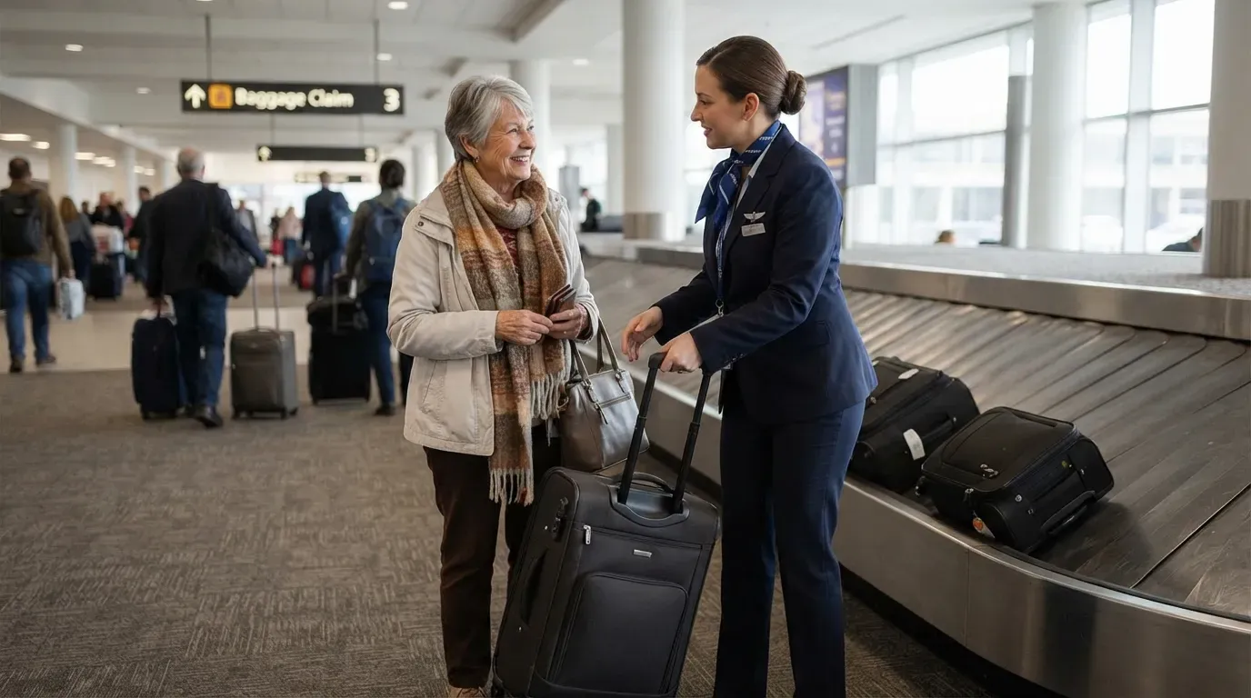 10. Airline luggage-carrying rules quietly protect older travelers who can't lift bags (Image Credits: Gemini)