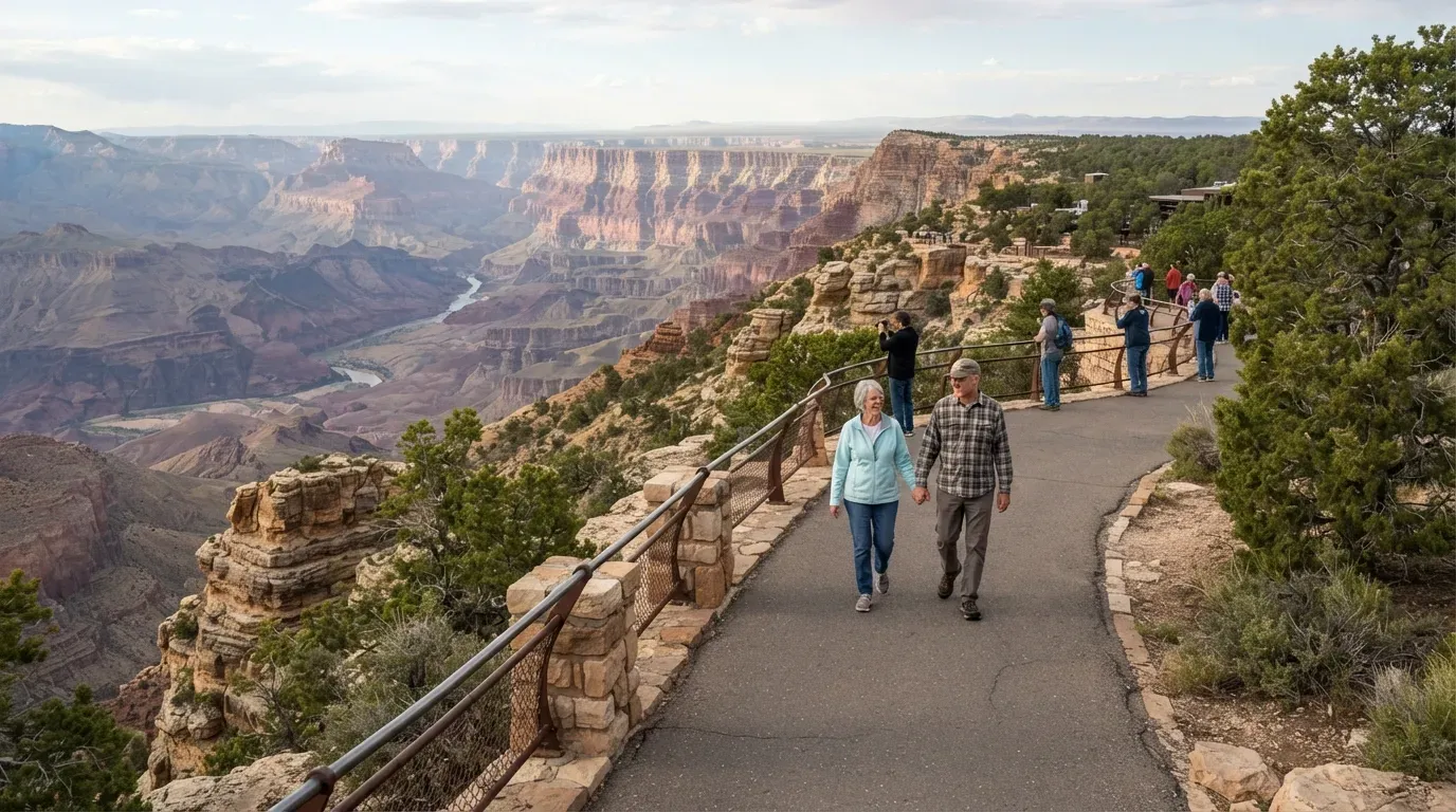 #6 - Grand Canyon's Rim Views That Require Zero Hiking Boots (Image Credits: Gemini)