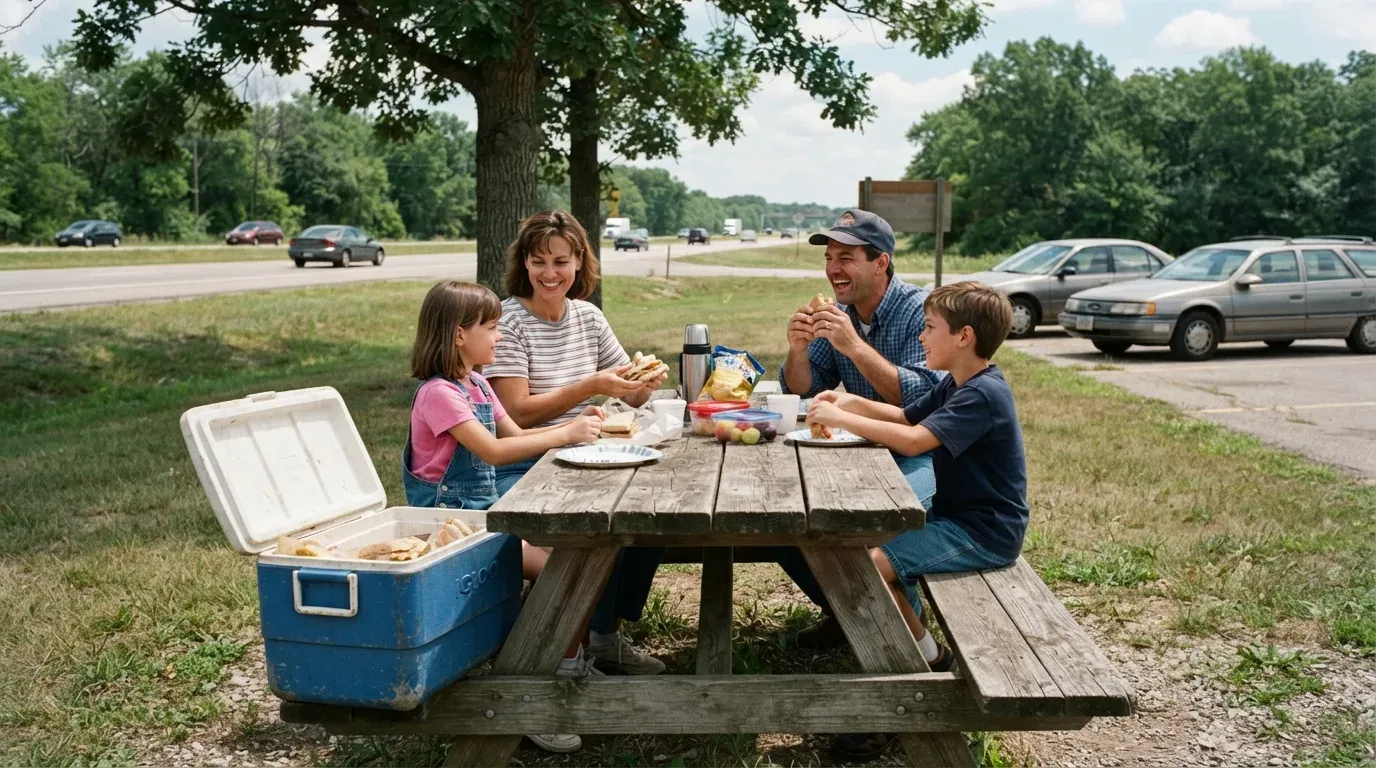 #16 - Picnic Tables Beat Restaurants Every Time (Image Credits: Gemini)