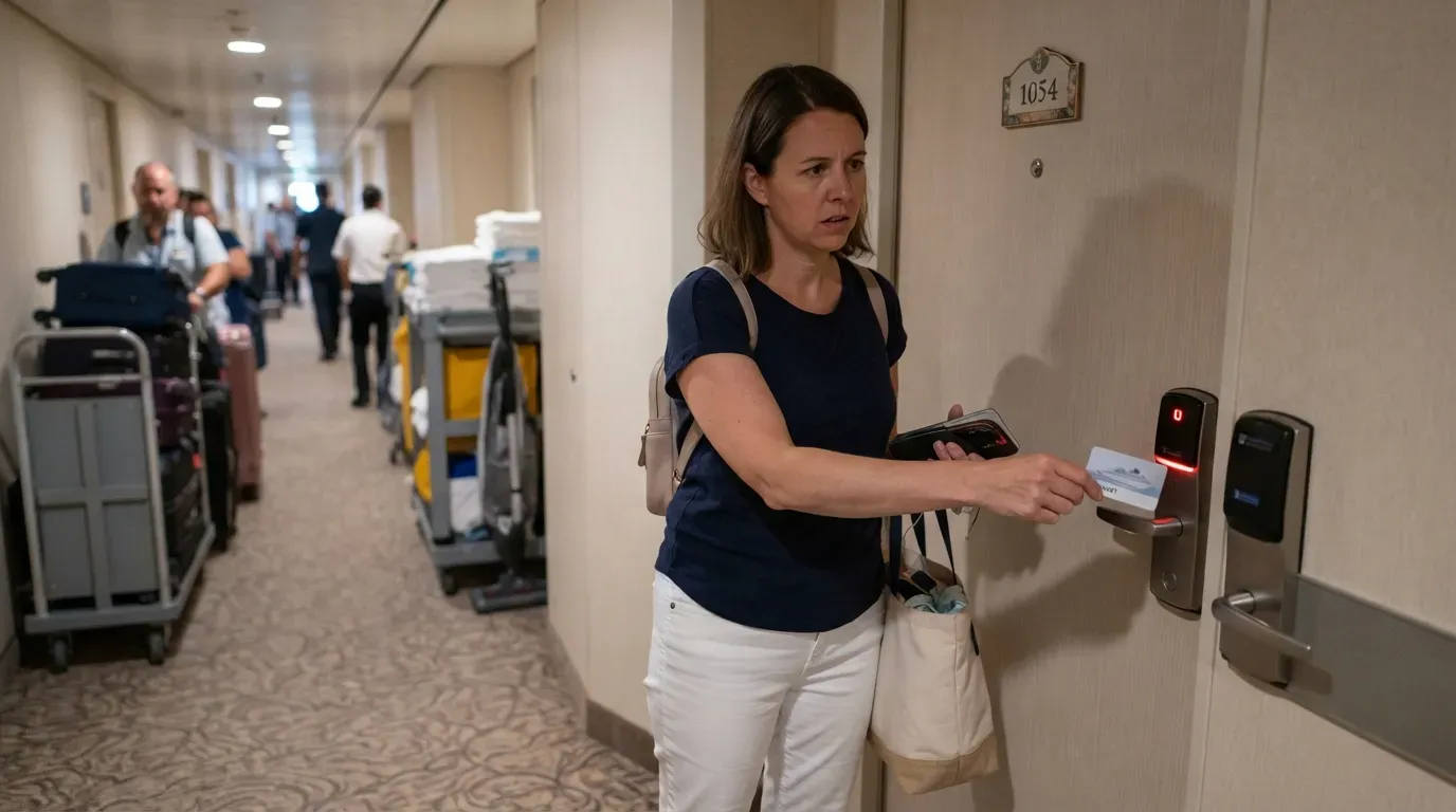 Your Stateroom Key Might Work Hours Before Your Actual Room Does (Image Credits: Gemini)