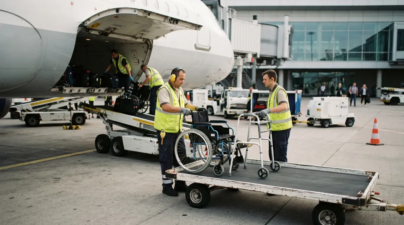 #12 - Wheelchairs and Walkers Get Loaded Before Anyone Else's Suitcase (Image Credits: Gemini)