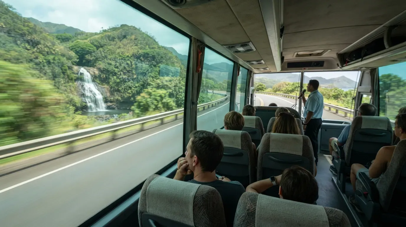 #2 - Booking an "Excursion" That's Really Just a Bus Ride (Image Credits: Gemini)