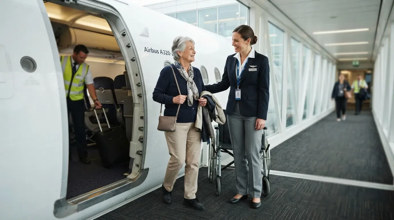 9. Someone is required to physically meet you at the arrival door, no matter what (Image Credits: Gemini)