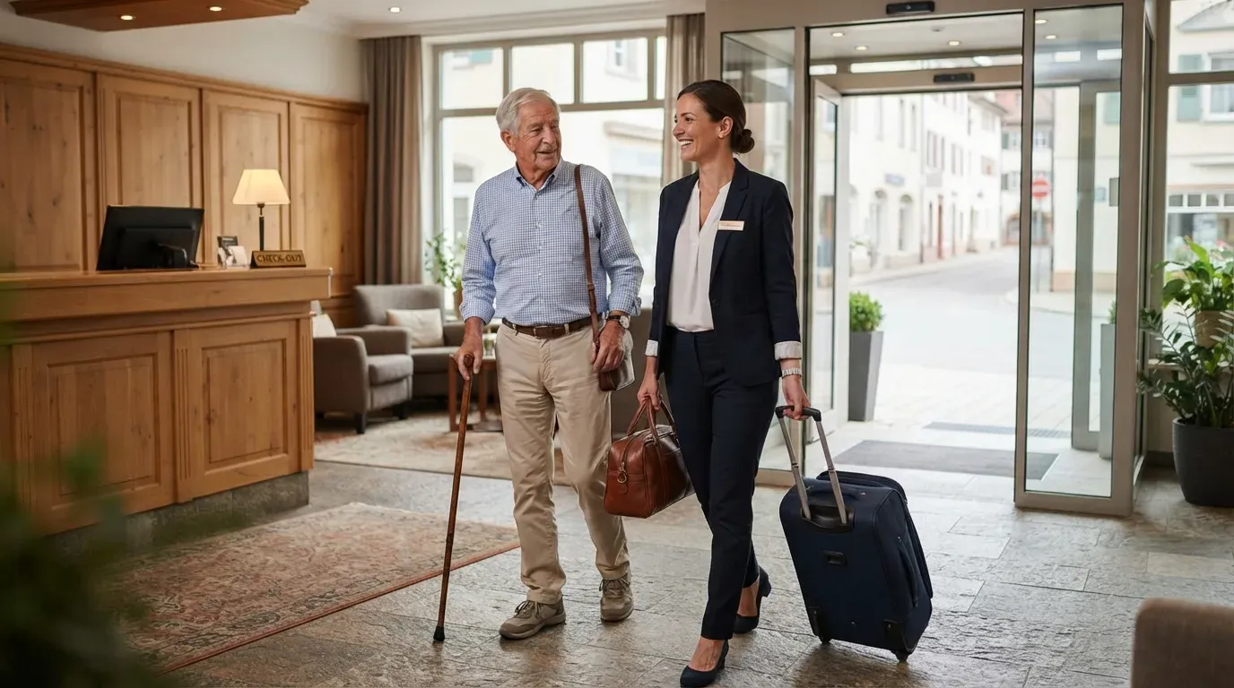 #8 - They Personally Carry the Bags Instead of Calling a Bellhop (Image Credits: Gemini)