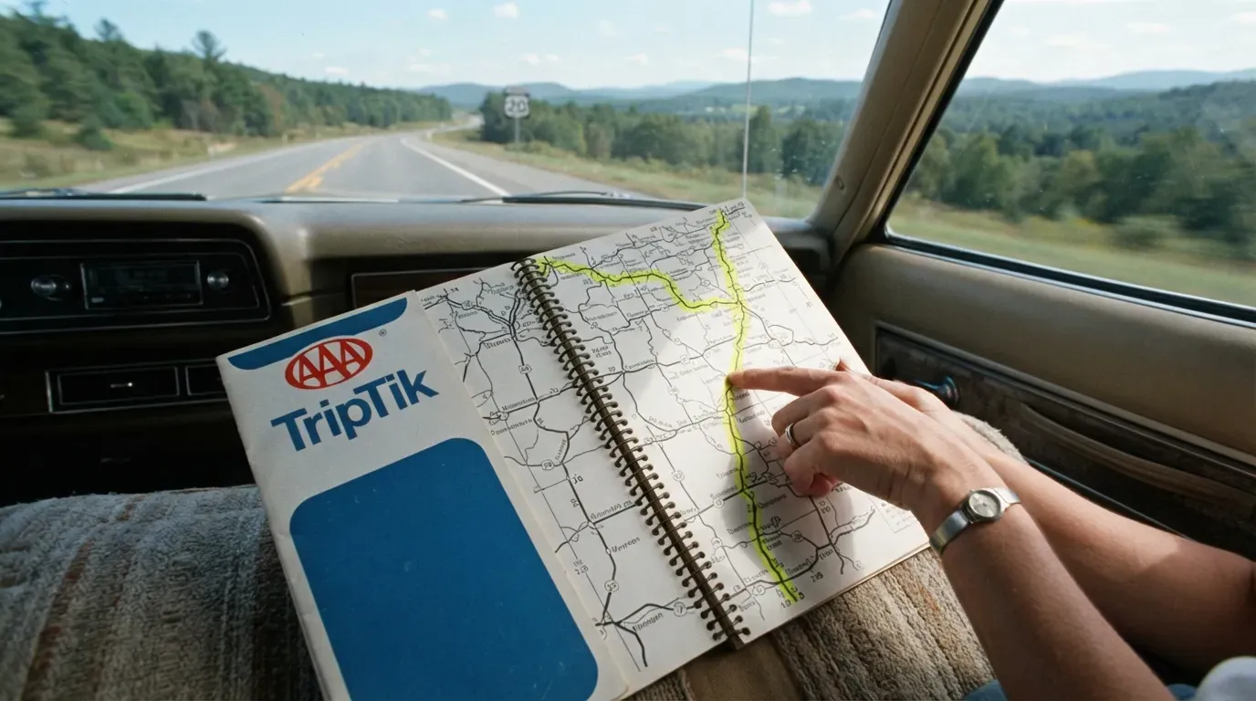 #7 - AAA TripTik Strip Maps Custom-Built for Your Route (Image Credits: Gemini)