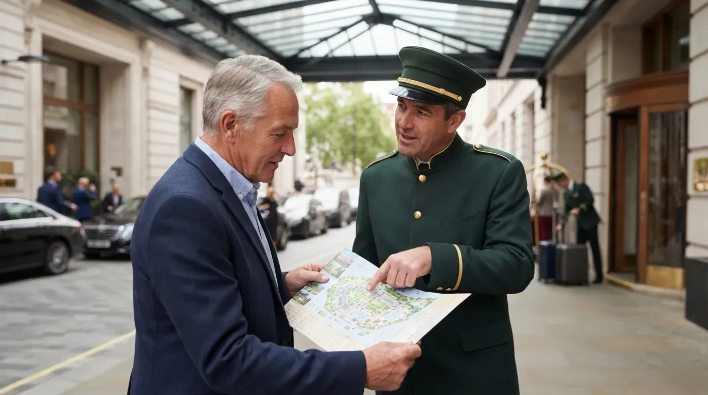 #7 - Asking for a Paper Map or Printed Directions (Image Credits: Gemini)