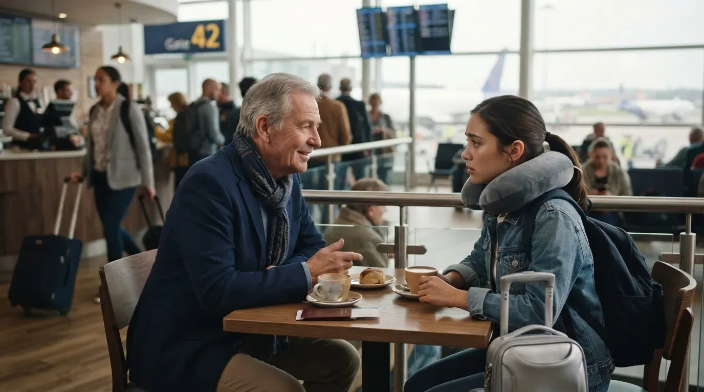 9. They're often the calming presence next to a nervous first-time flier (Image Credits: Gemini)