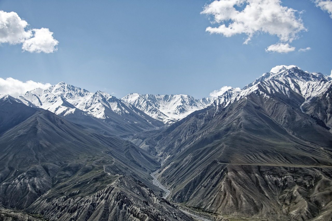 Tajikistan's Pamir Highway (Image Credits: Pixabay)