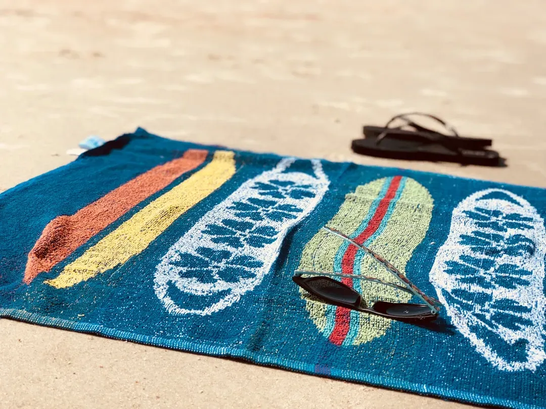 5. A Basic Beach Towel (Image Credits: Unsplash)