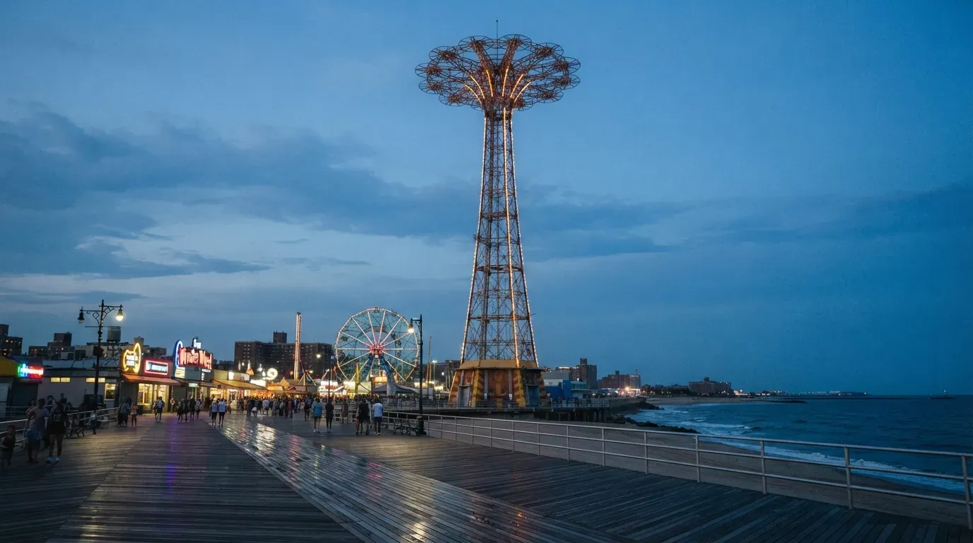 #18 - Parachute Jump Towers Piercing the Skyline (Image Credits: Gemini)