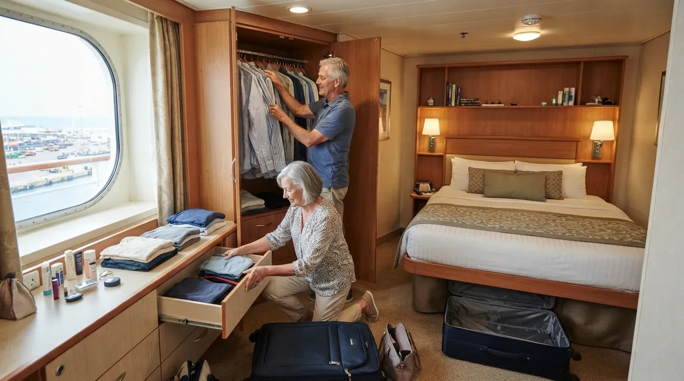 11. Unpacking Every Bag Within the First Hour Onboard (Image Credits: Gemini)