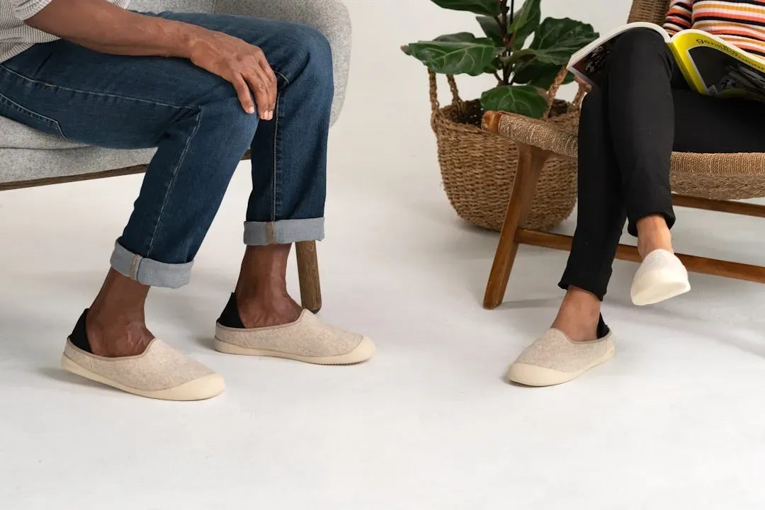 #7 - Wearing Socks or Loose Slippers on Smooth Floors (Image Credits: Unsplash)