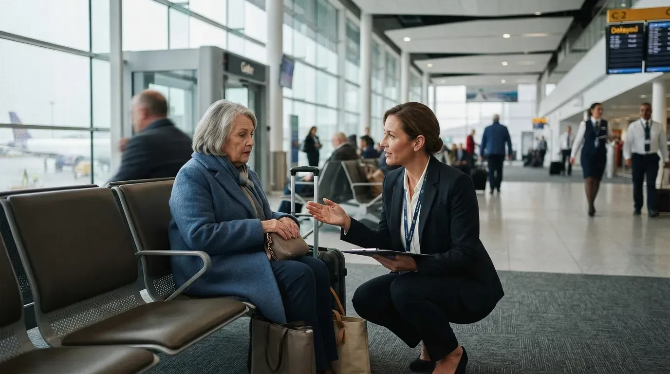 #10 - They Walk the Terminal Themselves Looking for Stranded Seniors (Image Credits: Gemini)
