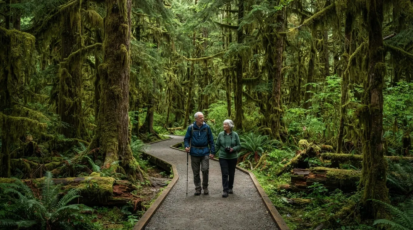 #2 - Olympic's Rainforest Path That Feels Like a Different Planet (Image Credits: Gemini)
