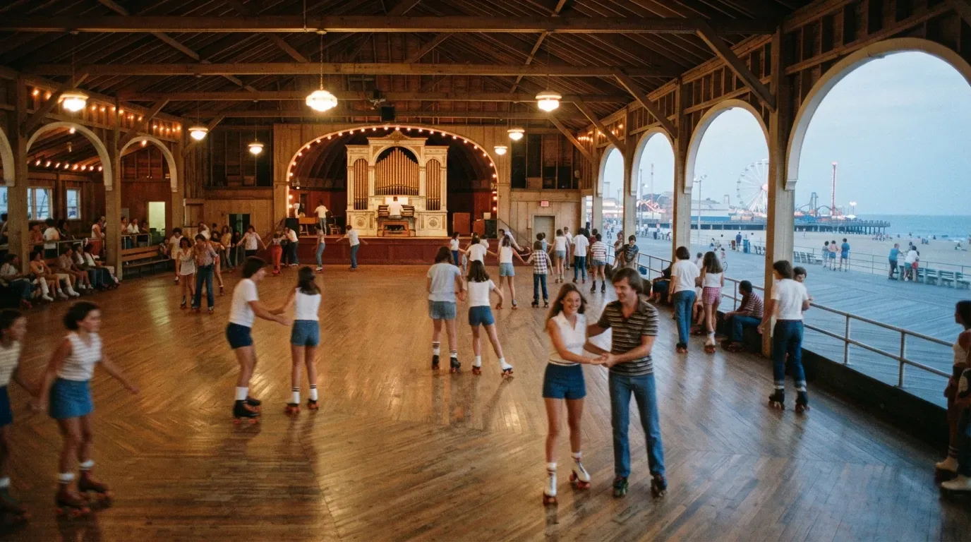 #14 - Roller-Skating Rinks Built Right on the Boardwalk (Image Credits: Gemini)