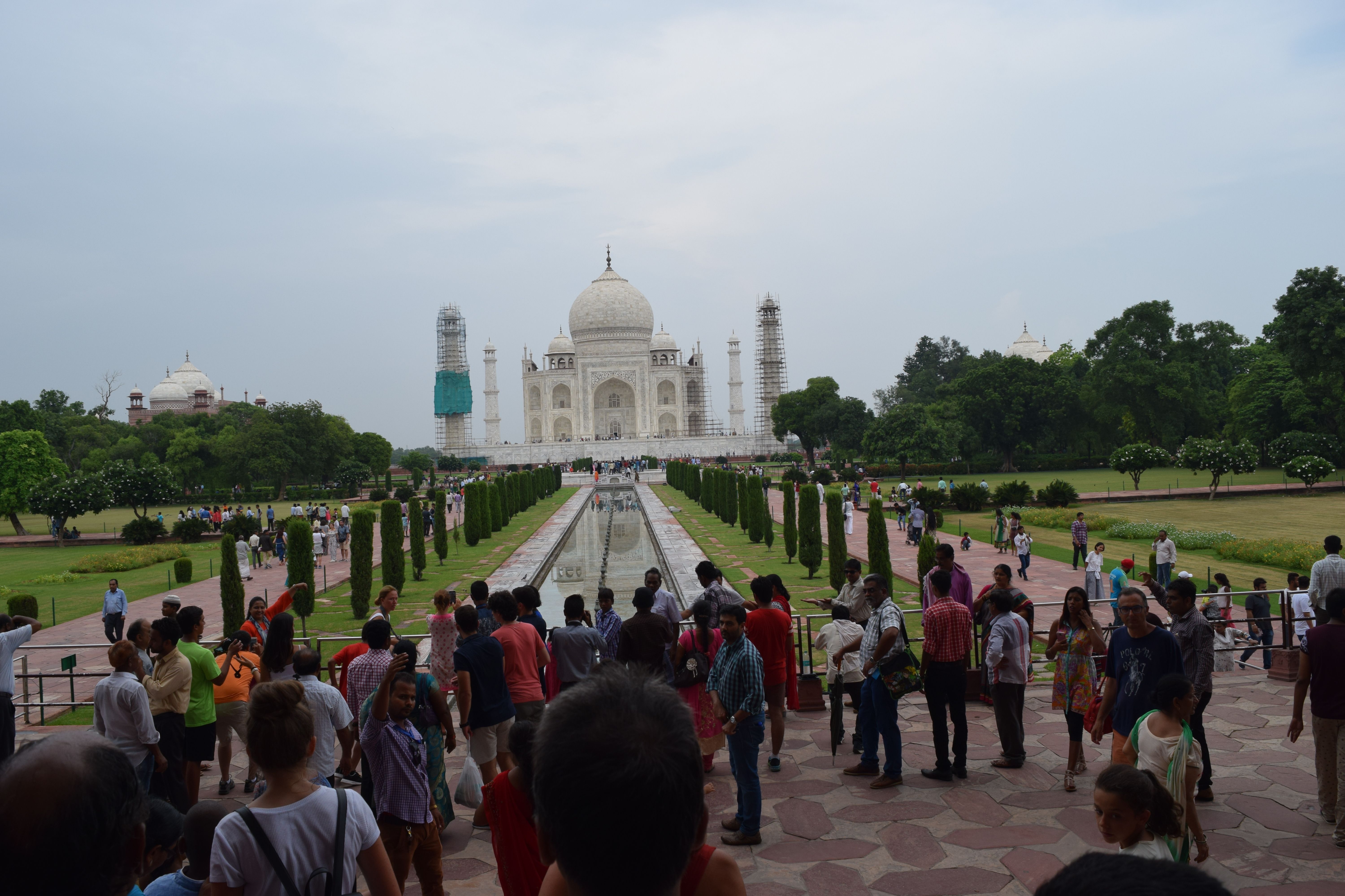 The Taj Mahal, India (image credits: wikimedia)
