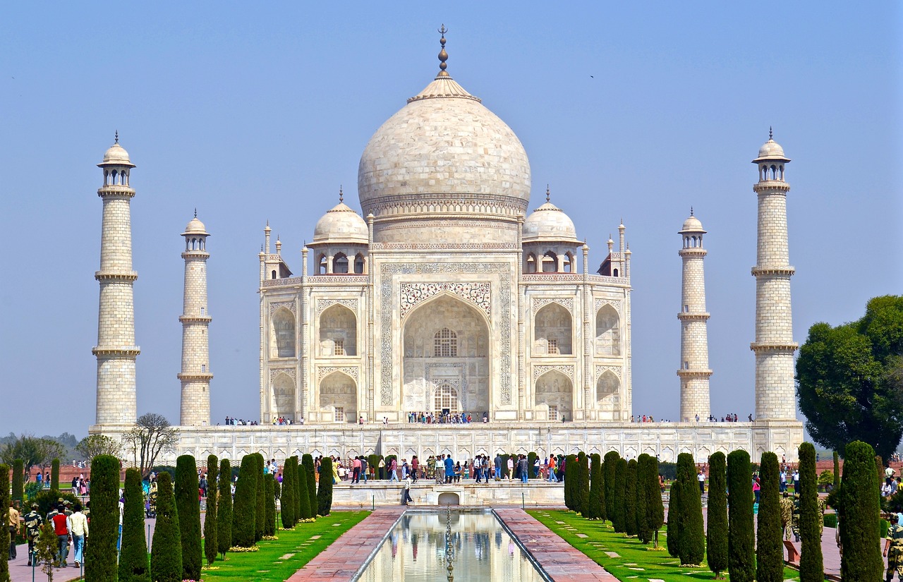 The Taj Mahal, India (image credits: pixabay)