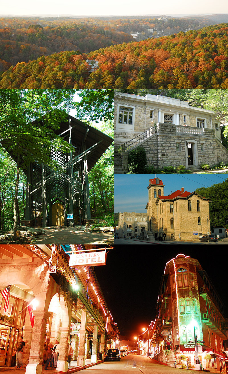 Eureka Springs, Arkansas (image credits: wikimedia)