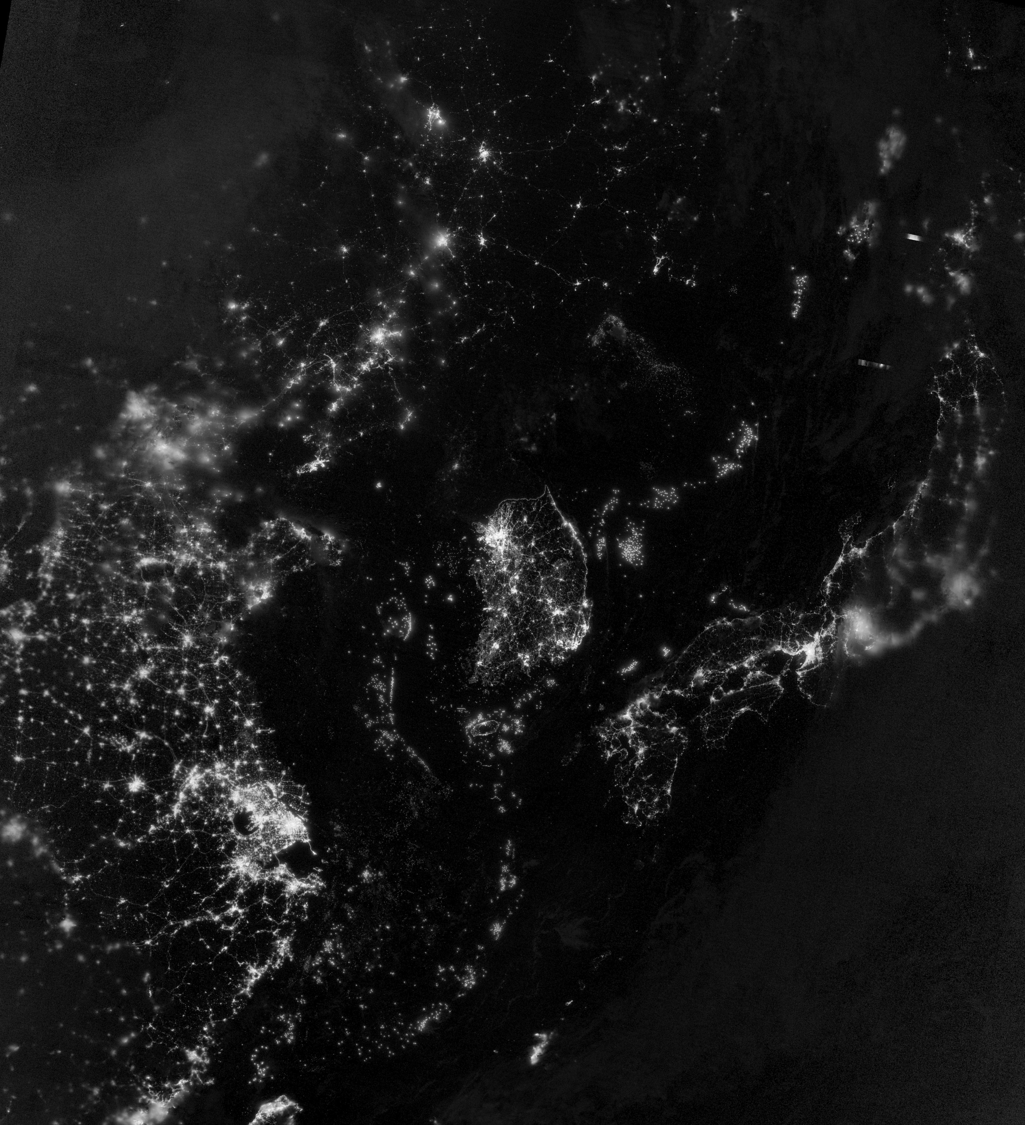 Nighttime from Space: The Darkness That Tells a Story (image credits: wikimedia)